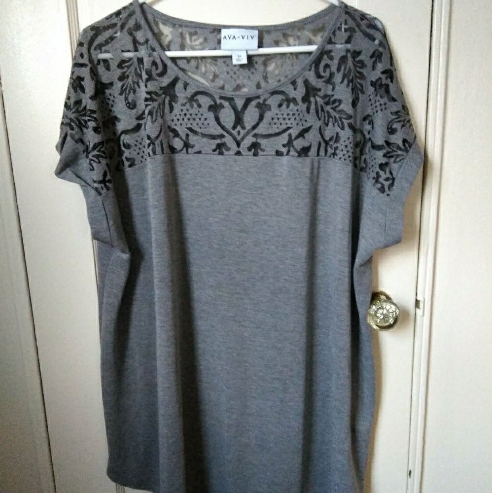 Ava & Viv - Short sleeve shirt - Size 3x